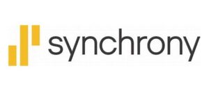 Synchrony logo with yellow vertical bars